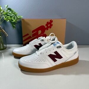 New Balance NB Numeric Brandon Westgate 508 Leather Shoes White Red Women Size 7